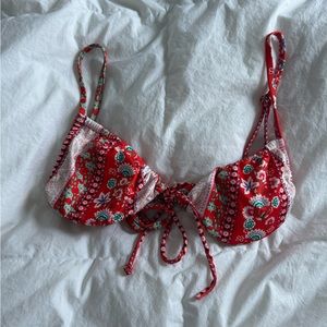 tie front bikini top🍒🧚‍♀️
